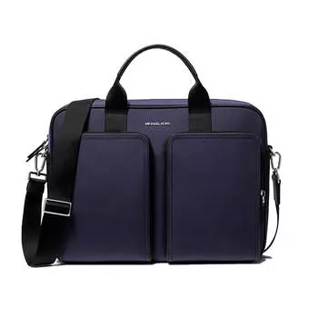 Портфель Michael Kors Kent Nylon, тёмно-синий