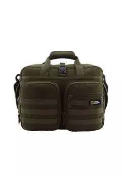 Портфель Milestone из переработанных ПЭТ-бутылок NATIONAL GEOGRAPHIC, хаки