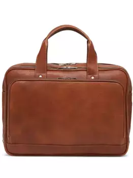 Портфель на молнии Brunello Cucinelli, коричневый
