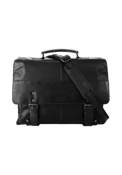 Портфель, натуральная кожа X-Zone, черный