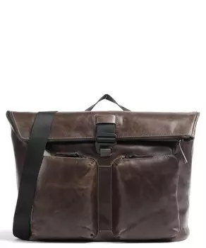 Портфель porto 14 дюймов из мелкозернистой яловой кожи Leonhard Heyden, коричневый