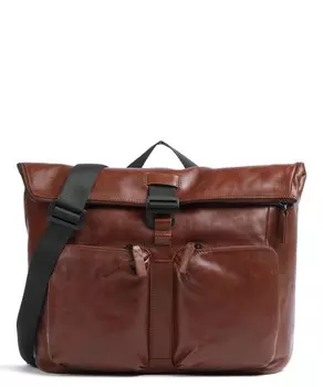 Портфель porto 14 дюймов из мелкозернистой яловой кожи Leonhard Heyden, коричневый