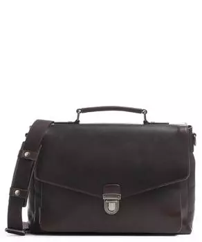 Портфель Roma 15 кожаный Leonhard Heyden, коричневый