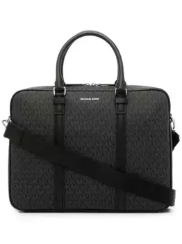 Портфель с монограммой MICHAEL KORS, черный