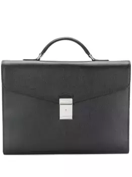 Портфель с откидным клапаном Church's, черный