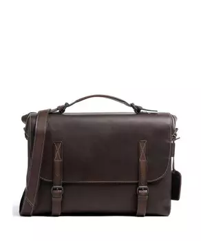 Портфель старых добрых друзей, 14 дюймов, кожа буйвола. Aunts & Uncles, коричневый