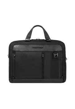 Портфель Steve 41 см, отделение для ноутбука PIQUADRO, черный