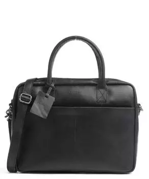 Портфель Vintage Jack 13 кожаный Burkely, черный