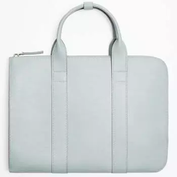 Портфель Zara Monochrome Slim, голубой