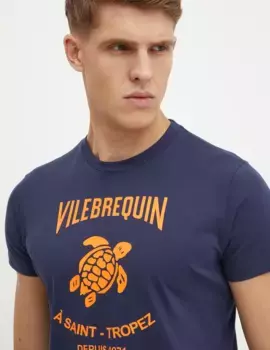 PORTISOL хлопковая футболка Vilebrequin, темно-синий