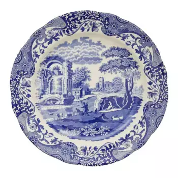 Portmeirion Синяя презентационная тарелка итальянского портмейриона, синий