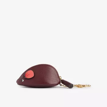 Портмоне из кожи mouse Anya Hindmarch, цвет rosewood