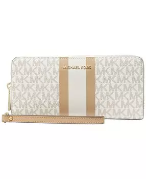 Портмоне jet set travel continental signature Michael Kors, мульти