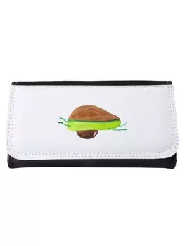 Портмоне Mr & Mrs Panda Damen Avocado Yoga ohne Spruch, белый