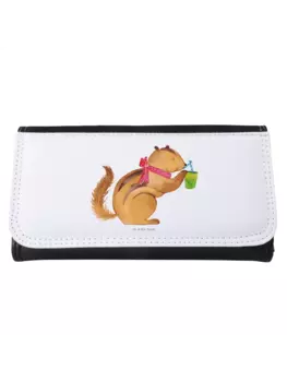 Портмоне Mr & Mrs Panda Damen Eichhrnchen Smoothie ohne S, белый
