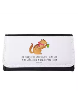 Портмоне Mr & Mrs Panda Damen Eichhrnchen Smoothie, белый