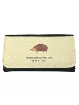 Портмоне Mr & Mrs Panda Damen Igel Herzen, пастельно-желтый