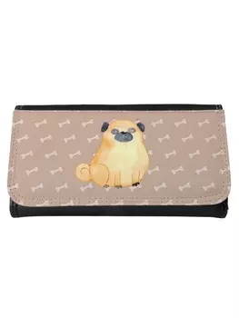 Портмоне Mr & Mrs Panda Damen Mops ohne Spruch, цвет hundeglck
