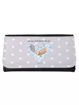 Портмоне Mr & Mrs Panda Damen Muse Herz, пастельно-серый