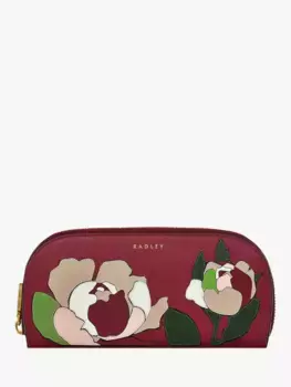 Портмоне Radley Liverpool Street Icon Leather Abstract Floral Large Bifold, цвет cranberry/multi