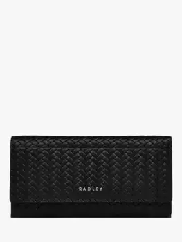 Портмоне Radley Westwell Lane Leather Weave Large Flapover, черный