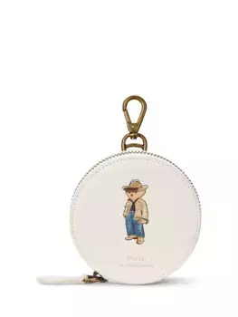 Портмоне Ralph Lauren Polo Ralph Lauren Bear Leather Coin, слоновая кость