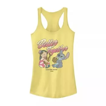Портретная майка для юниоров Disney's Lilo & Stitch Better Together Duo Licensed Character