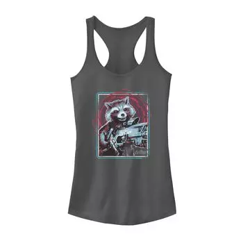 Портретная майка Marvel Rocket Artsy для юниоров Licensed Character