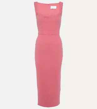 Портретное платье миди Alex Perry, розовый