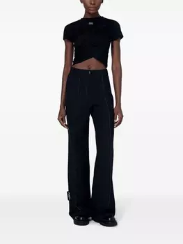 Ports 1961 футболка из хлопка с аппликацией логотипа, черный