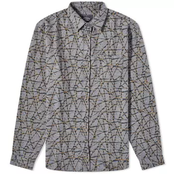 Portuguese Flannel Рубашка с узором, зеленый