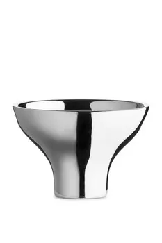 Посеребренная латунная чаша Arket, серебряный