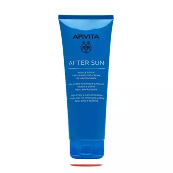 После загара охлаждает и успокаивает Cool & Shooth Apivita, 200 ml