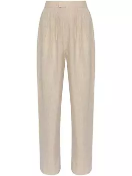 Posse брюки с завышенной талией, нейтральный цвет