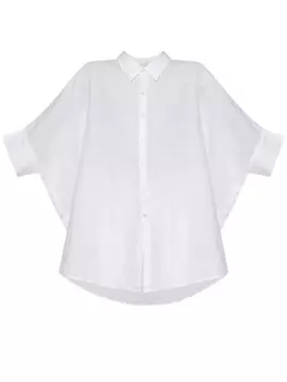 Posse льняная рубашка-кейп, белый