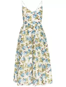 Posse платье миди Лукас, нейтральный цвет