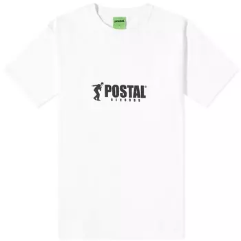 Postal Футболка с почтовыми записями, белый