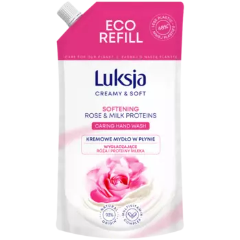 Поставка жидкого кремообразного мыла, 400 мл Luksja Creamy & soft ra i proteiny
