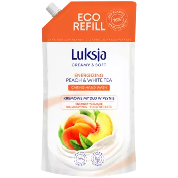 Поставка жидкого кремообразного мыла, 900 мл Luksja Creamy & soft brzoskwinia i biaa herbata