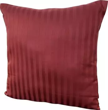 Постельное белье 135х200 + 80х80 сатин HOTEL DAMASK хлопок премиум-класса 1 шт., чехол на подушку бордовый ок MB Warenhandel24