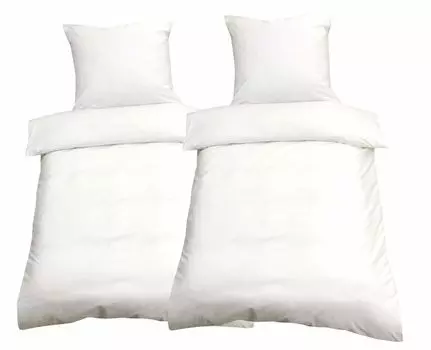 Постельное белье 135х200 хлопок однотонный пододеяльник Renforce комплект 2 шт./4 шт leonado vicenti, белый