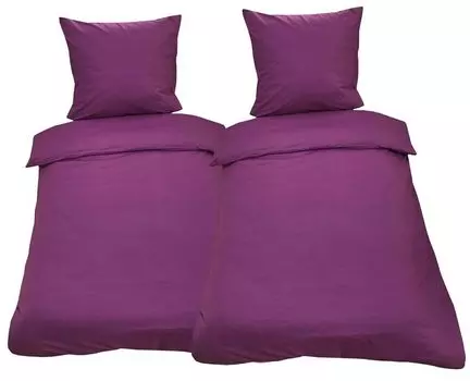 Постельное белье 135х200 хлопок однотонный пододеяльник Renforce комплект 2 шт/4 шт leonado vicenti, фиолетовый