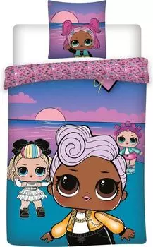 Постельное белье 140 х 200 см разноцветное L.O.L. Surprise