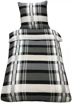 Постельное белье 155х220, пододеяльник из хлопчатобумажной ткани из микрофибры бежевый серый черный, 2 шт leonado vicenti