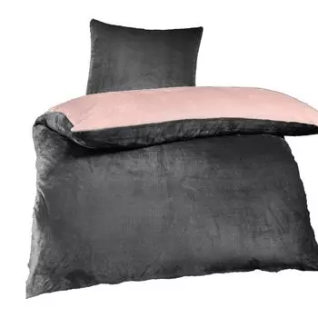 Постельное белье Aboutyourhome Двустороннее постельное белье зимнее Cashmere Touch Fleece однотонное 135x200 80x80, 2 шт. / Крем aboutyourhome-shop