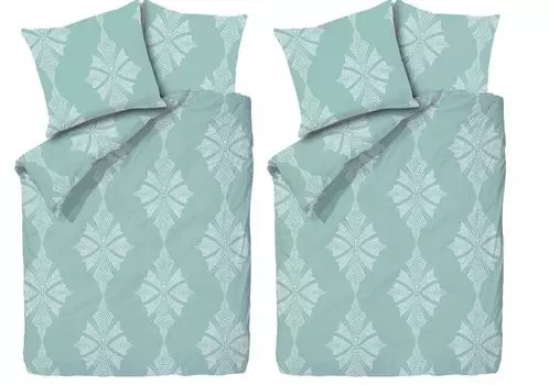 Постельное белье aboutyourhome флисовое постельное белье зимние украшения 135х200 80х80 разные цвета, 4 шт. / Зеленый aboutyourhome-shop