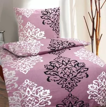Постельное белье aboutyourhome качественное постельное белье Beaver хлопок с орнаментом 135х200 80х80 розовое, 2 шт. / Розовый aboutyourhome-shop