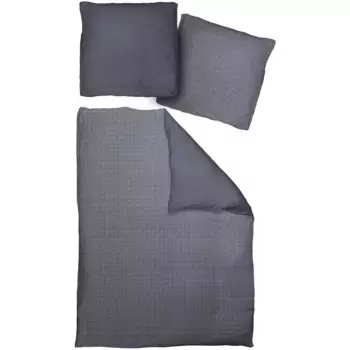 Постельное белье Adam «Graphic Ventus» с тонкой структурой, темно-синий