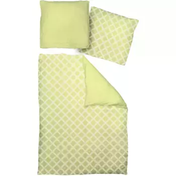 Постельное белье Adam «Марокканский Шираз» с клетчатым узором, светло-зеленый