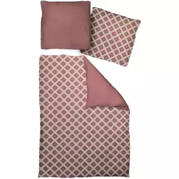 Постельное белье Adam «Марокканский Шираз» с клетчатым узором, цвет kirsche